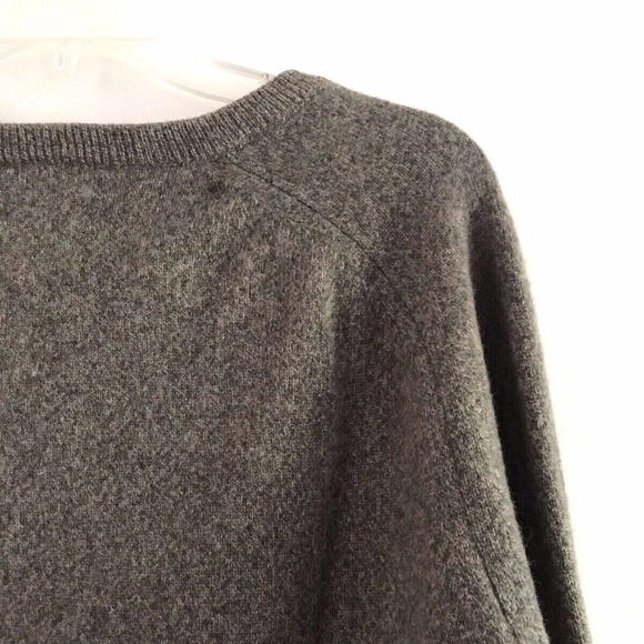 Vintage Lord Jeff | Minklama Sweater Mens Large Brown Wool Rib Trim Pullover - Picture 4 of 9